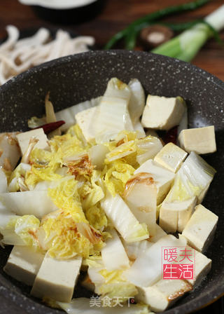 白菜豆腐汤的做法步骤:4