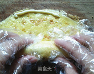 富贵黄金肉松卷的做法步骤：9