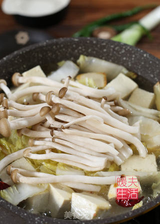 白菜豆腐汤的做法步骤:5