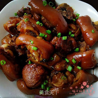 红烧猪蹄的做法步骤:8