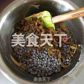 葡萄干巧克力软曲奇的做法步骤:7
