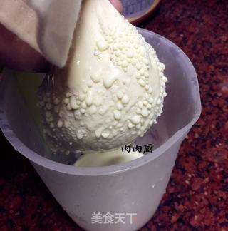 又滑又健康的豆腐是如何制成的#肉肉厨的做法步骤：7