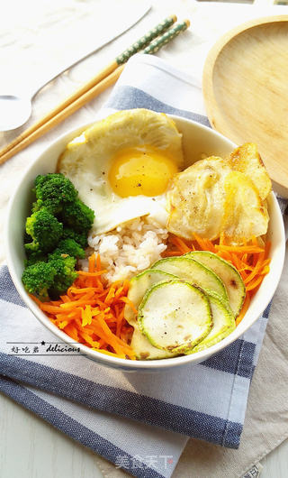 时蔬糙米拌饭的做法步骤:14