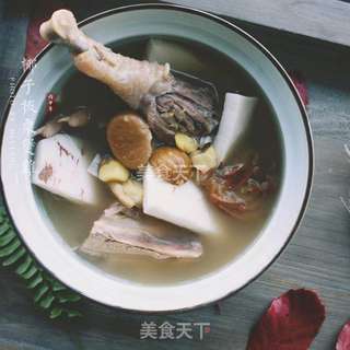 椰子板栗煲鸡的做法步骤:11