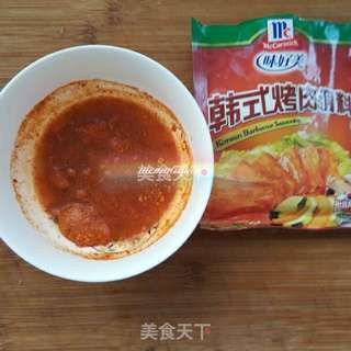 土豆片烤五花肉的做法步骤：2