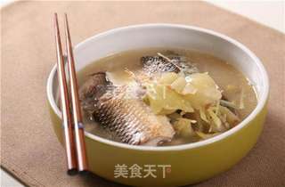潮州酸菜煮梭鱼——捷赛私房菜的做法步骤：6