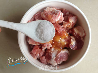 面包机版排骨糯米饭的做法步骤:4