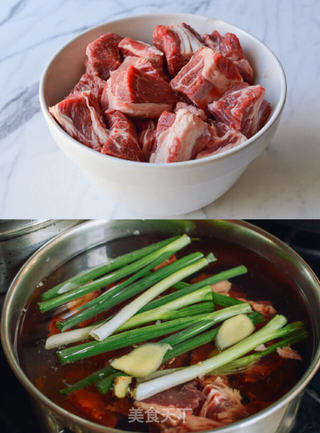 优康牛肉:麻辣牛肉面,汁香味浓超过瘾的做法步骤:2