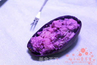 紫薯沙拉船的做法步骤:5