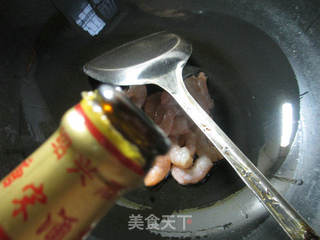 虾仁芦笋蘑菇羹 的做法步骤：3
