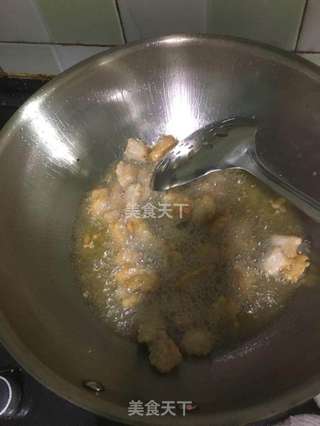 溜肉段的做法步骤:5