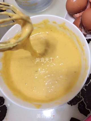 #柏翠大赛#沙棘汁酸奶戚风的做法步骤:6