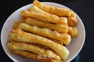 简单上手脆油条的做法步骤:4