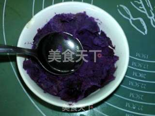 ##柏翠大赛#紫薯乳酪面包的做法图解7