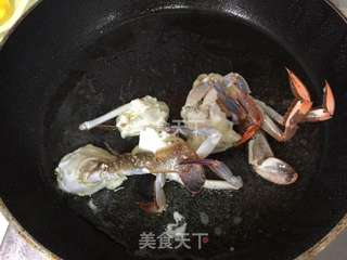 #梭子蟹炒年糕的做法图解8