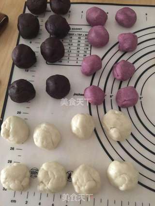 #柏翠#双色蛋黄酥的做法步骤：13