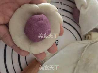 #柏翠#双色蛋黄酥的做法步骤：14