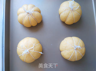 #柏翠大赛#仿真南瓜豆沙面包的做法步骤:10