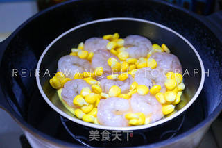 营养升级:虾仁玉米蒸蛋的做法步骤:6