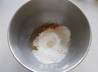#柏翠大赛#仿真南瓜豆沙面包的做法步骤:2