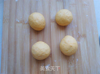 #柏翠大赛#仿真南瓜豆沙面包的做法步骤:6