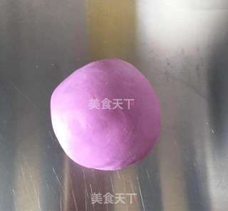 紫薯双色馒头的做法步骤：4