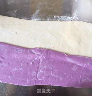 紫薯双色馒头的做法步骤：10