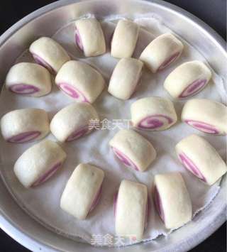 紫薯双色馒头的做法步骤：15