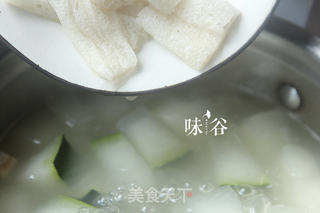 竹荪干贝冬瓜汤的做法步骤:7
