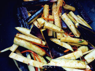 酱烧茄条的做法步骤:4