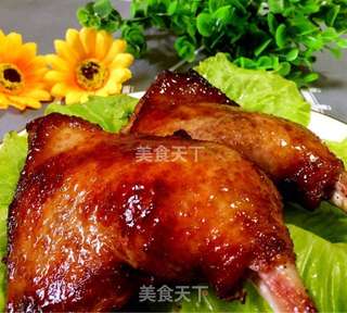 叉烧鸭腿的做法步骤:9