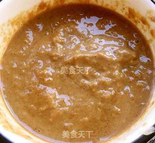 麻酱茼蒿的做法步骤:5