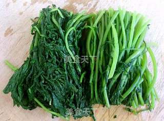 麻酱茼蒿的做法步骤:7