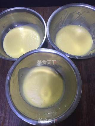 #柏翠大赛#三色玛德琳蛋糕的做法步骤:6