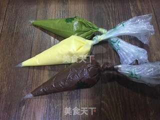 #柏翠大赛#三色玛德琳蛋糕的做法步骤:8