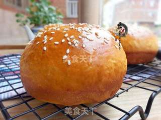 #柏翠大赛#美味叉烧鸡腿堡的做法步骤:8