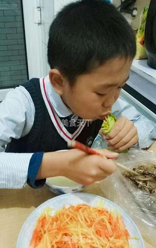 翡翠卷饼的做法步骤:6