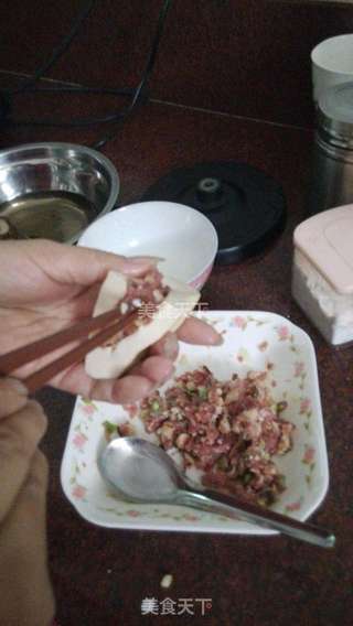 客家酿豆腐的做法步骤:4