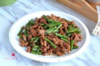 肉丝炒豇豆的做法步骤:10