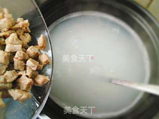 牛肉蛋花粥的做法步骤:4