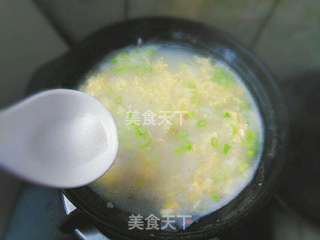 牛肉蛋花粥的做法步骤:8