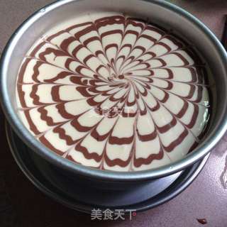 #柏翠大赛#拉花轻奶酪蛋糕的做法步骤:13