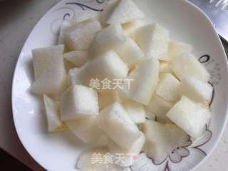 紫山药梨汁的做法步骤:5