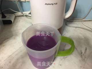 紫山药梨汁的做法步骤:10