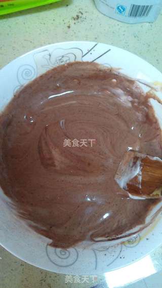 #柏翠大赛#可可焦糖戚风卷的做法步骤:9