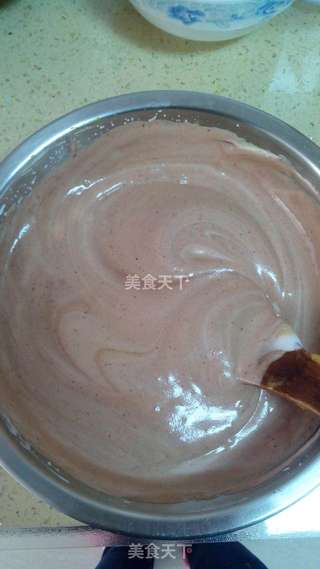 #柏翠大赛#可可焦糖戚风卷的做法步骤:11