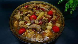 重庆酸菜鸡------够酸爽够味儿的做法步骤:20