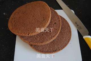 #柏翠大赛#巧克力奶油蛋糕的做法步骤:11