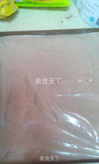 #柏翠大赛#可可焦糖戚风卷的做法步骤:12