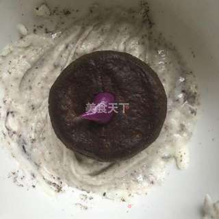 #柏翠大赛#奥利奥紫薯夹心泡芙的做法步骤:12